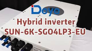 DEYE Hybrid Inverter SUN-6K-SGO4LP3-EU/AU