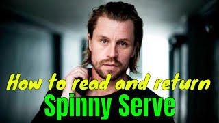 How to read and return sidespin serve in table tennis