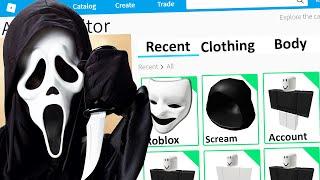 MAKING GHOSTFACE SCREAM a ROBLOX ACCOUNT (2022 Movie)