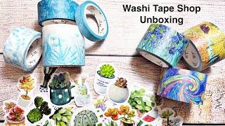 Washi Tape Shop Order unboxing