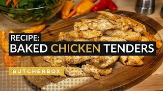 Easy and Quick Baked Chicken Tenders