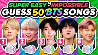 GUESS 50 BTS SONGS: Are You a Real ARMY?  | KPOP QUIZ GAME