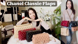 CHANEL CLASSIC FLAPS | Size Comparison | Honest Review | Mod shots | What fits(watch before buying)