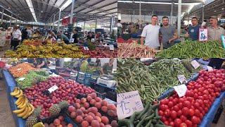 EN TAZE MEYVA SEBZE DİKİLİ PAZARINDA #özel #bazzar #gezmekolsun #alışveriş #dikili #tatil
