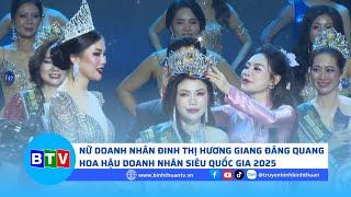 Nữ Doanh nhân Đinh Thị Hương Giang đăng quang Hoa hậu Doanh nhân siêu Quốc gia 2025