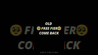 FREE FIRE OLD DAYS STATUS SAD STATUS EMOTIONAL free fier #shorts #freefire