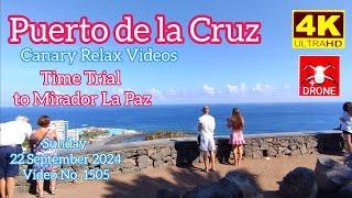 Tenerife ️ Puerto de la Cruz Morning Mirador La Paz walk 22 September 2024 Teneriffa