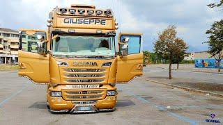 4k Scania R730 HP V8 Power Interior-Exterior Gold (Top 100 Scania Italy)