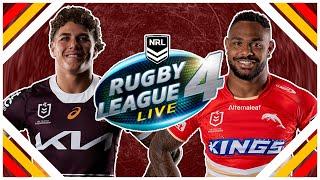 REECE WALSH & BRONCOS BURNS THE HAMMER & DOLPHINS IN BATTLE OF BRISBANE ON RLL4 (NRL ROUND 6)