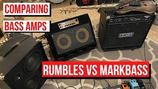 Bass Amp Comparison - Rumble Vs MarkBass