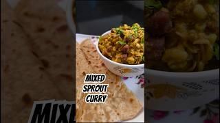 Sprout curry recipe| #youtubeshorts #youtube #food #viralshorts #cooking #sprouts