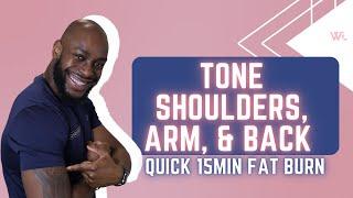 15 min Upper Body Dumbbell Workout at Home