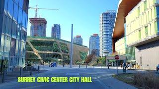 Surrey BC Canada City Centre Walk 2022