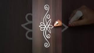 very easy rangoli border designs #rangoliborderdesigns #muggulu