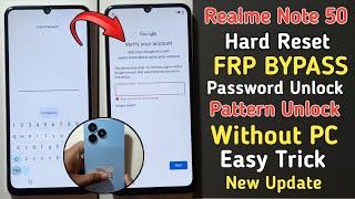 Realme note 50 (Rmx3834) Hard Reset | password pattern unlock | Realme Note 50 Frp bypass without pc