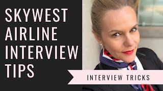 Interview process to be a flight attendant with SkyWest airlines