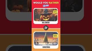 Spooky Halloween Edition: Which Would You Rather? #halloween #wouldyourather #scary