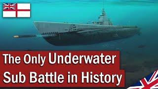 The Only Underwater Submarine Battle in History | February 1945