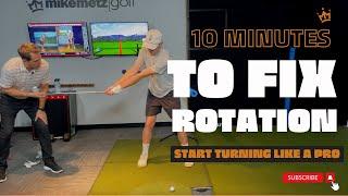 Golfer Found Rotation SO MUCH EASIER after this LIVE Golf Lesson