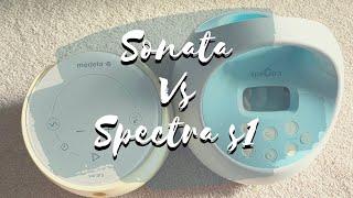 Comparing The Medela Sonata With The Spectra S1 #medela #spectrausa #breastpumpcomparison