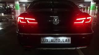 Переделка на бегущий желтый поворот VW PASSAT CC 2017