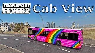 Transport Fever 2 - Cab View / First Person View / US 71 / "HVV" Mercedes-Benz Citaro C2