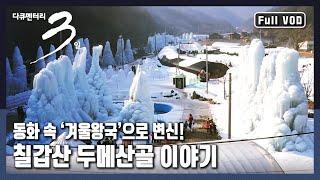 [다큐3일풀버전] 춥고 긴 겨울을 축제로 변화시킨 청양 알프스마을 사람들! "칠갑산 겨울왕국- 청양 얼음분수축제" (KBS 20150201 방송)