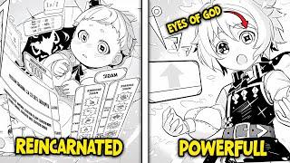 After REINCARNATION he MANAGES TO CHEAT the EYE OF GOD becoming POWERFUL! - Manga recap