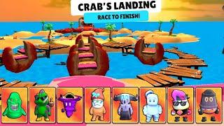 ALL NEW SKIN 0.67 vs New Map CRAB'S LANDING  Stumble Guys