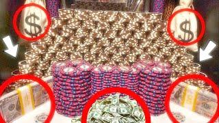 WE LOST $100,000,000.00 THEN THIS HAPPENED! HIGH LIMIT COIN PUSHER MEGA MONEY CASINO JACKPOT!