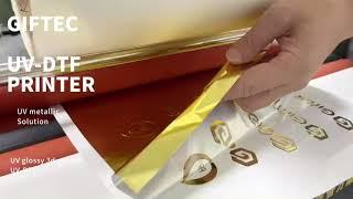 Amazing！UV metallic foil printing｜business cards UV printing ｜golden foil UV solution