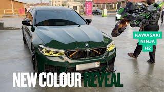 BMW F90 M5 New Colour Reveal | Kawasaki Ninja ZH2 Supercharger sounds amazing! Sunday Meet #vlog