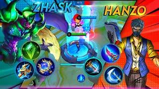 TOP GLOBAL HANZO X ZHASK | INTENSE GAMEPLAY | RADITZXV GAMING & ChanDieLoves