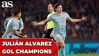 GOL de JULIÁN ALVAREZ en CHAMPIONS | S. PRAGA 0 - ATLETI 1 | NARRACIÓN CARRUSEL