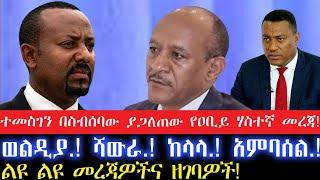 ተመስገን በስብሰባው ያጋለጠው የዐቢይ ሃስተኛ መረጃ!31 October 2024