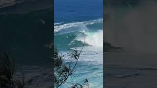 Highest waves in the wold on Maui Hawaii today