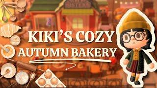 kiki's cozy autumn bakery & able sisters  | acnh speedbuild