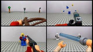 Lego first person stop motion weapons tests part 7