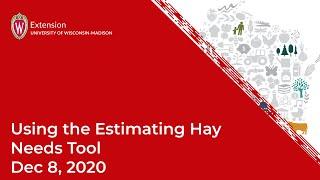 Using the Estimating Hay Needs Tool