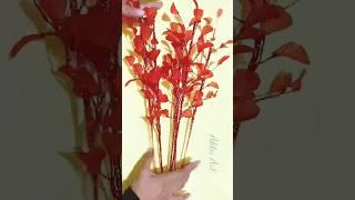Acrylic flowers ️ subscribe if you like this video 