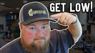 How to Embroider Lower Down on Hats