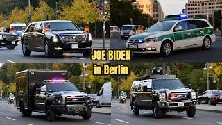 [JOE BIDEN visits BERLIN] Responding SECRET SERVICE, CAT, SWAT, Customs, POLICE and EMS