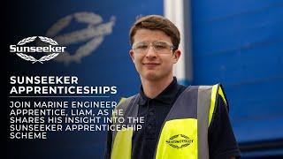 Meet Liam, a Marine Engineer apprentice at Sunseeker International