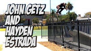 JOHN GETZ AND HAYDEN ESTRADA SKATE LBC AND MORE !!! - NKA VIDS -