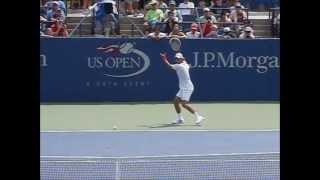 Novak Djokovic Super Slow Motion Forehands from 3 angles