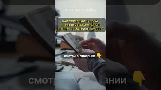Как определить свой прибыльный источник дохода по матрице судьбы #максимульянов #матрицасудьбы