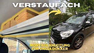 Minicamper Ausbau - Verstaufach einbauen beim Dacia Dokker