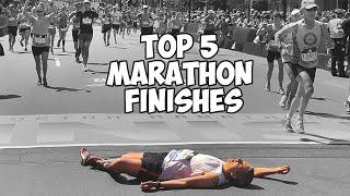 Top 5 Best Marathon Finishes ● HD ●