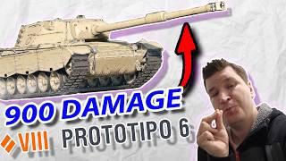 900 DAMAGE BURST... on a TIER 8 MEDIUM - The Prototipo 6