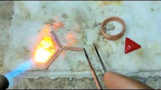 Triabhuj raktaprabal copper ring making ! How to make a raktaprabal ring